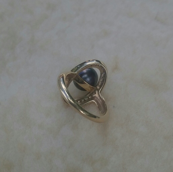 Black Tahitian Pearl set - Picture 4 of 4